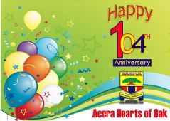 Accra Hearts of Oak is 104 years today