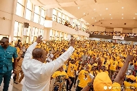 Alan Kyerematen waves to supporters