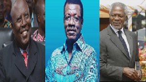 Martin Amidu, Dr. Mensah Otabil and Kofi Annan