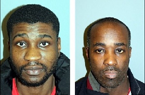 Wilfred Owusu (L)  and Michael Sutherland have been jailed 20 years each