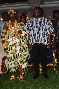 Prophet Nakoa with Vice President Dr Bawumia