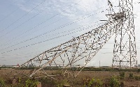 The transmission lines according to reports were destroyed by an unknown person