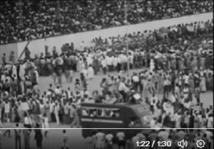 Screenshot From A Video Of The Founder's Day Celebration In 1964