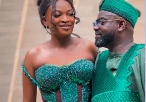 Nadia Adongo got married to her sweetheart, Kwesi Fynn in a plush ceremony