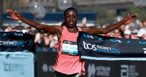Peres Jepchirchir won the 2026 Sydney marathon by three minutes and 40 seconds Peres Jepchirchir won the 2026 Sydney marathon by three minutes and 40 seconds