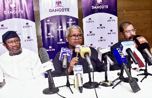 Dangote (Middle) emphasised that external financing will support the expansion project Dangote (Middle) emphasised that external financing will support the expansion project