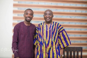 Dennis Miracles and Vice President, Dr. Mahamudu Bawumia