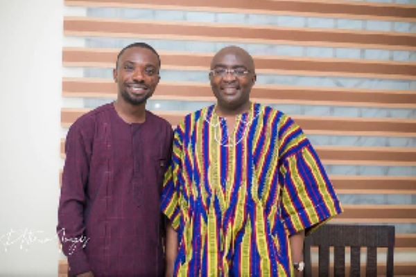 Dennis Miracles and Vice President, Dr. Mahamudu Bawumia