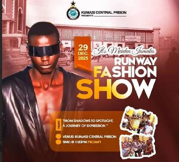 Kumasi Central Prison to hold groundbreaking inmates’ Runway Fashion Show