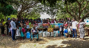Group photo from the donation