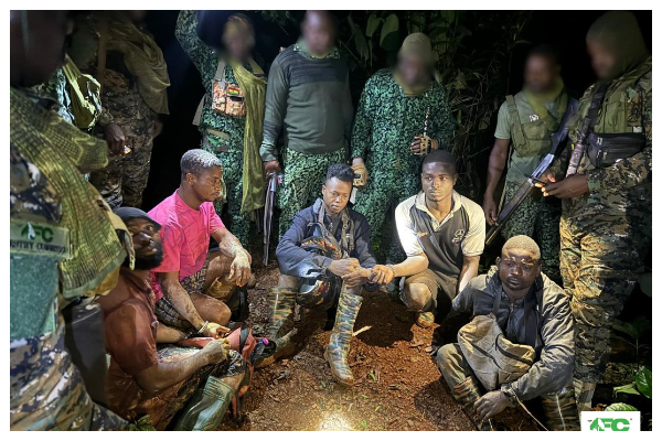 24 arrested in anti–illegal mining operation at Atewa Range Forest Reserve
