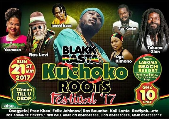 Official artwork for Blakk Rasta Kuchoko Roots Festival