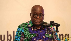 President Akufo-Addo speaking at the launch of the GOGLR 2018