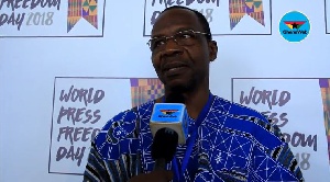 President of Ghana Journalists Association, Affail Monney