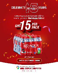 Bel-Aqua is marking 15 years in Ghana with a special anniversary promotion for customers