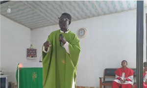 Parish Priest at the Saint Cyprian’s Anglican Church, Reverend Camillus Baba Ababagre