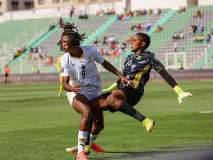 The Black Queens suffered a 2-0 defeat to South Africa