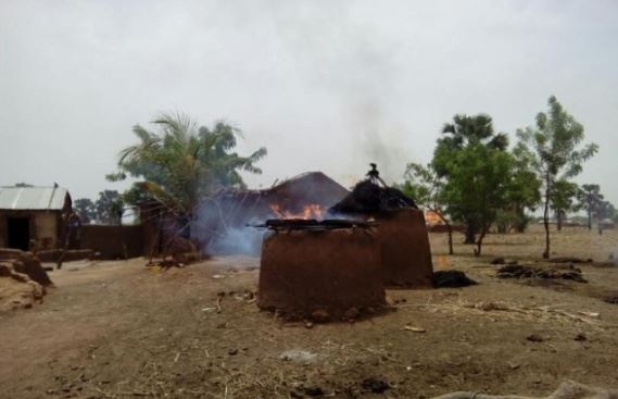 Houses have been torched and several inhabitants have fled the ravaged communities