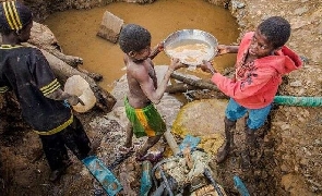  Galamsey Activities On A Water Body Illegal Mining