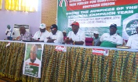 Some NDC members at the Operation Win All Seats campaign