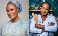 Samira Bawumia (L) joins dozens of high-profile personalities who have supported Chef Faila (R)