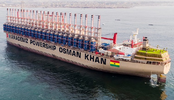 The dual fuel Karpowership floating Powership has been operating on Heavy Fuel Oil