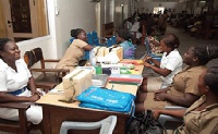 File photo: Nurses at the OPD dept.