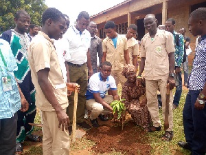 The delegation also joined the people of Benin to participate in their annual Tree Planting Day