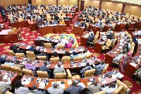 File photo of Ghana Parliament