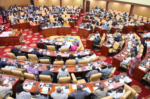 File photo of Ghana Parliament