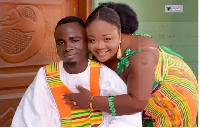 Selina Boateng with her husband