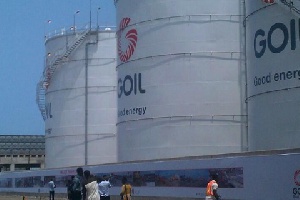 The 13.5 million litre facility is stationed at the Takoradi Harbour