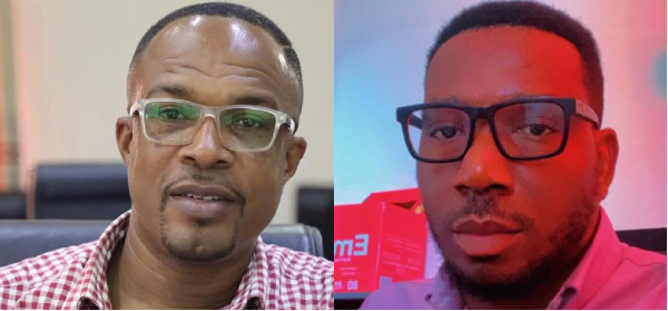 Dr Nyarko Felix Kwame (L) and Cyril Quansah-Quainoo