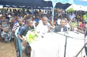 Some angry youths of NPP in Ellembelle organised a press conference to express their displeasure