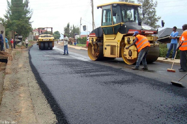 File photo of a road construction