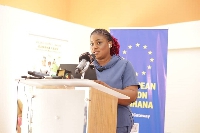 Dep. Trade Minister, Nana Ama Dokuaa Asiamah-Adjei commissioned the units on behalf of the minister