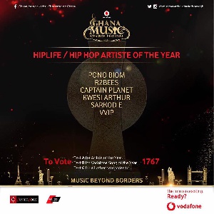 Nominees for Hip Hop Artiste of the Year