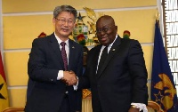 President Nana Addo Dankwa Akufo-Addo with Korea