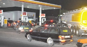 Fuel Shortage Cue