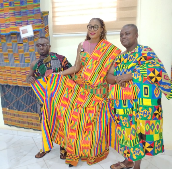 Bonwire honours Kente ambassador Amma Prempeh with rare ‘Ɛyɛ Soronko’ cloth