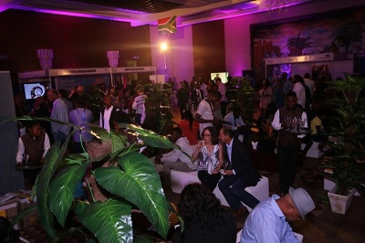 A cross section of Ghanaians at the wine tasting event