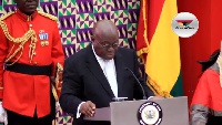 President Akufo-Addo presenting his maiden SONA