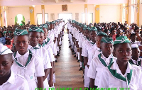 Members who were initiated into the organization during the ceremony