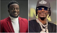 Perez Musik (L) has lauded Shatta Wale (R) for for his innovative use of AI in music