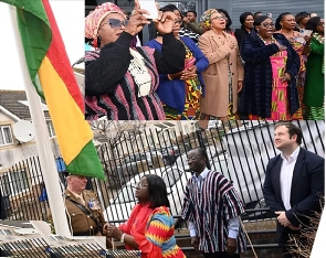 Some Ghanaians and foreigners in Wales