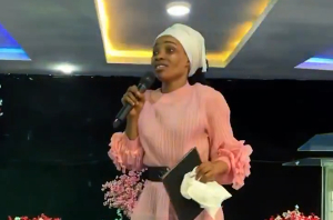 Nigerian prophetess (pictured) says pastors who preach against oral sex are hypocritical