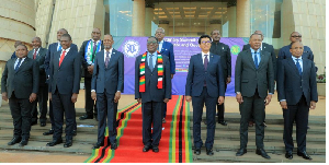 Southern African Development Community (SADC) Heads of States pose for a picture