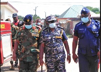 The team was lead by Brigadier-General Joseph Aphour,General Officer Commanding the Central Command