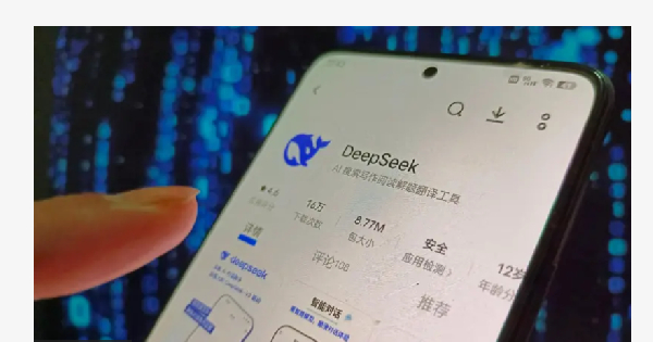 Chinese Artificial Intelligence (AI) app DeepSeek don overtake ChatGPT plus oda rivals