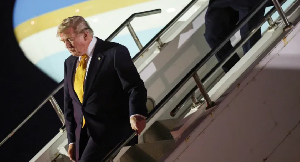 Trump boards Qatar-gifted Boeing plane for the US trip